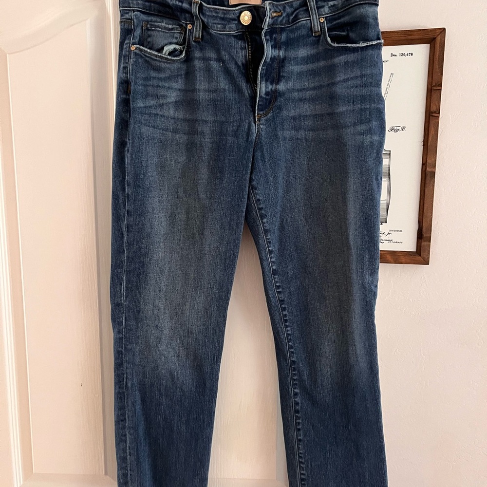 Kut from the Kloth Dark Blue Straight Leg Jeans
